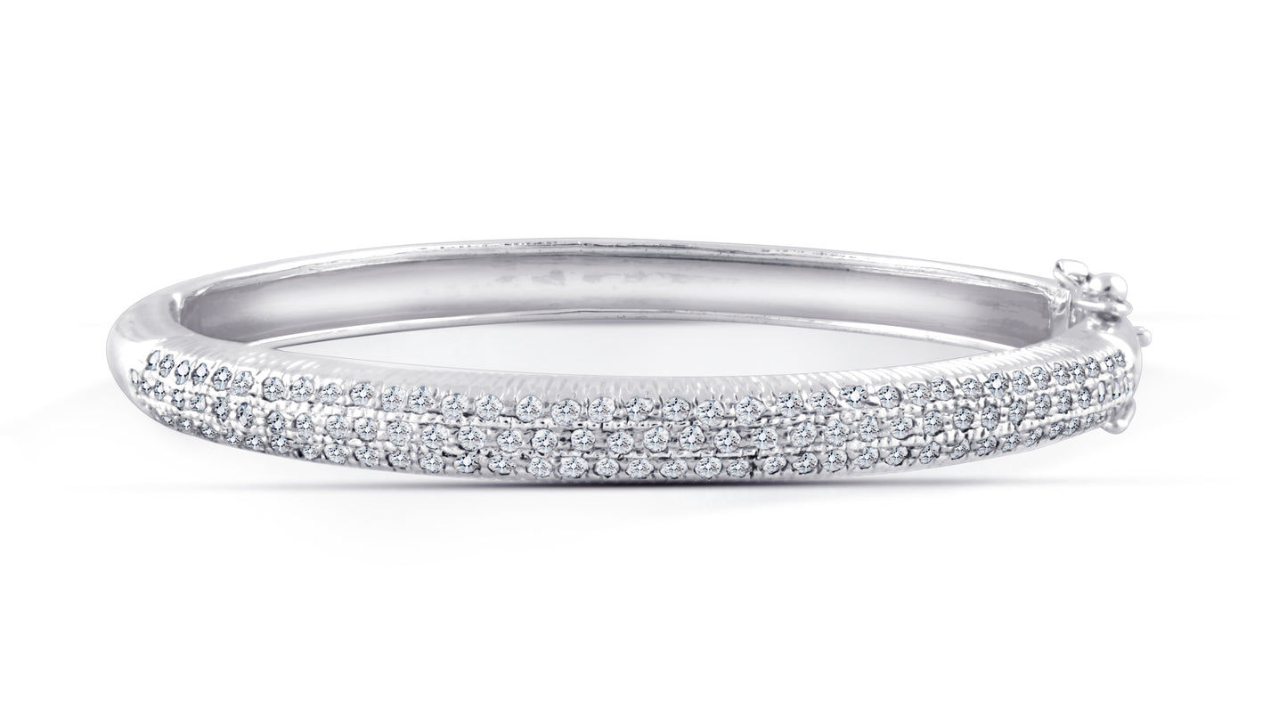Radiant Lab-Grown Diamond Bangle